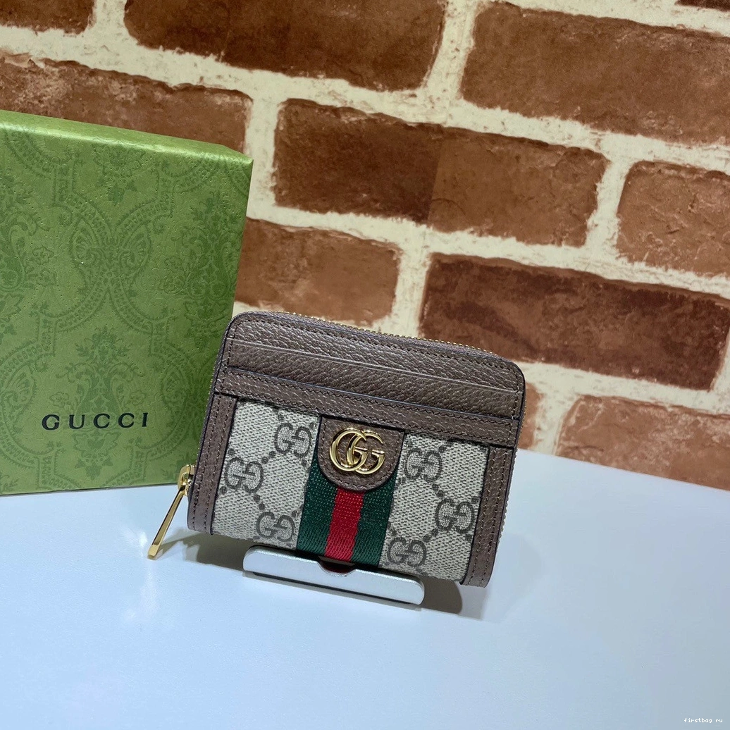 First bag ru Ophidia Gucci wallet card case GG 0707